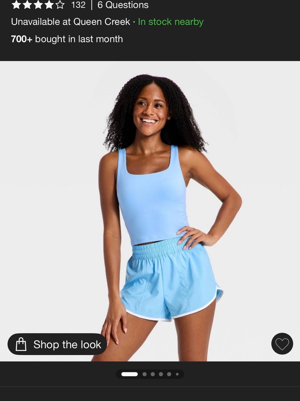 “Butterfly Blue “ Women’s Athletic Tank- M